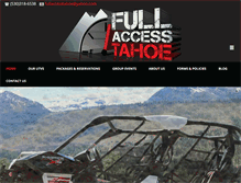 Tablet Screenshot of fullaccesstahoe.com